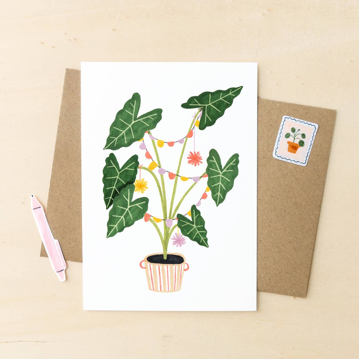 Postcard Party Plant - Harman Shop & Atelier