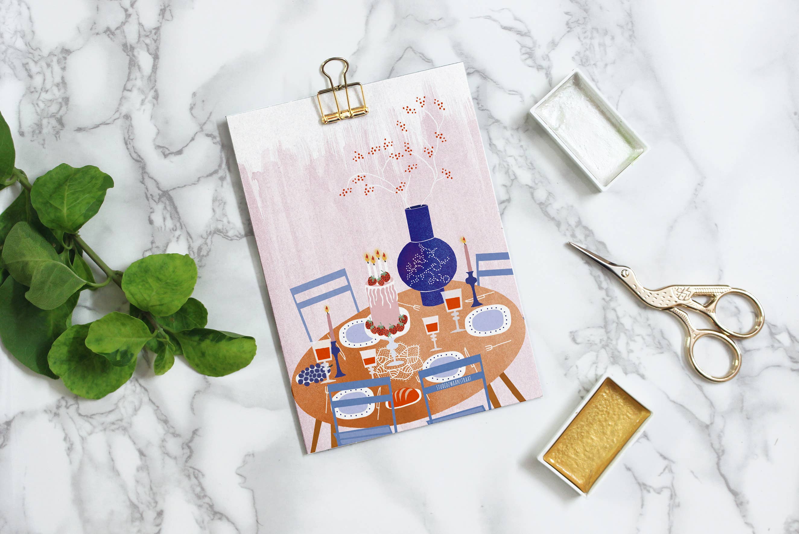 Postcard - Cake Time - Harman Shop & Atelier