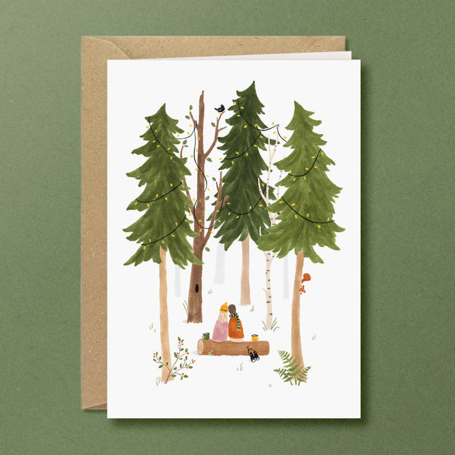 Christmas Card - Together in the Woods