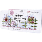 Tombow Urban Sketching Set + Bristol Paper DIN A5 Bundle