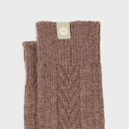 Wool Socks - Brown - One size: 41/46