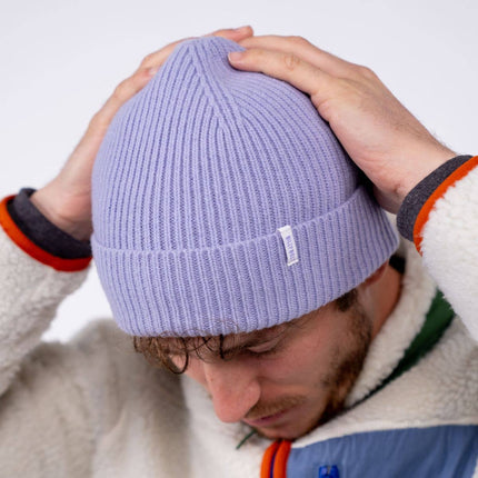 Unisex Wool Beanie - Lilac - Harman Shop & Atelier