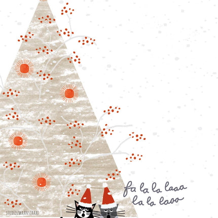 Postcard - Christmas Cats - Harman Shop & Atelier