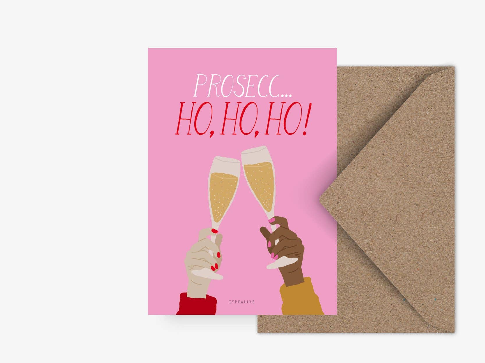 Ansichtkaart - Prosecco Ho Ho Ho