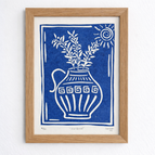 With wooden frame (Oak + Glass)