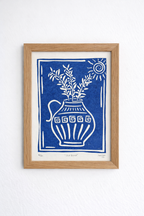 “Olive Branch” Linoprint