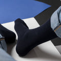 Bamboo Socks - Navy blue - One size: 41/46 - Harman Shop & Atelier
