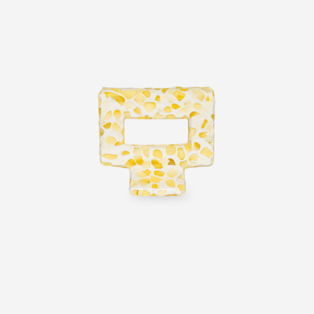 Cellulose Acetate Hair Clip - Lib Lemon