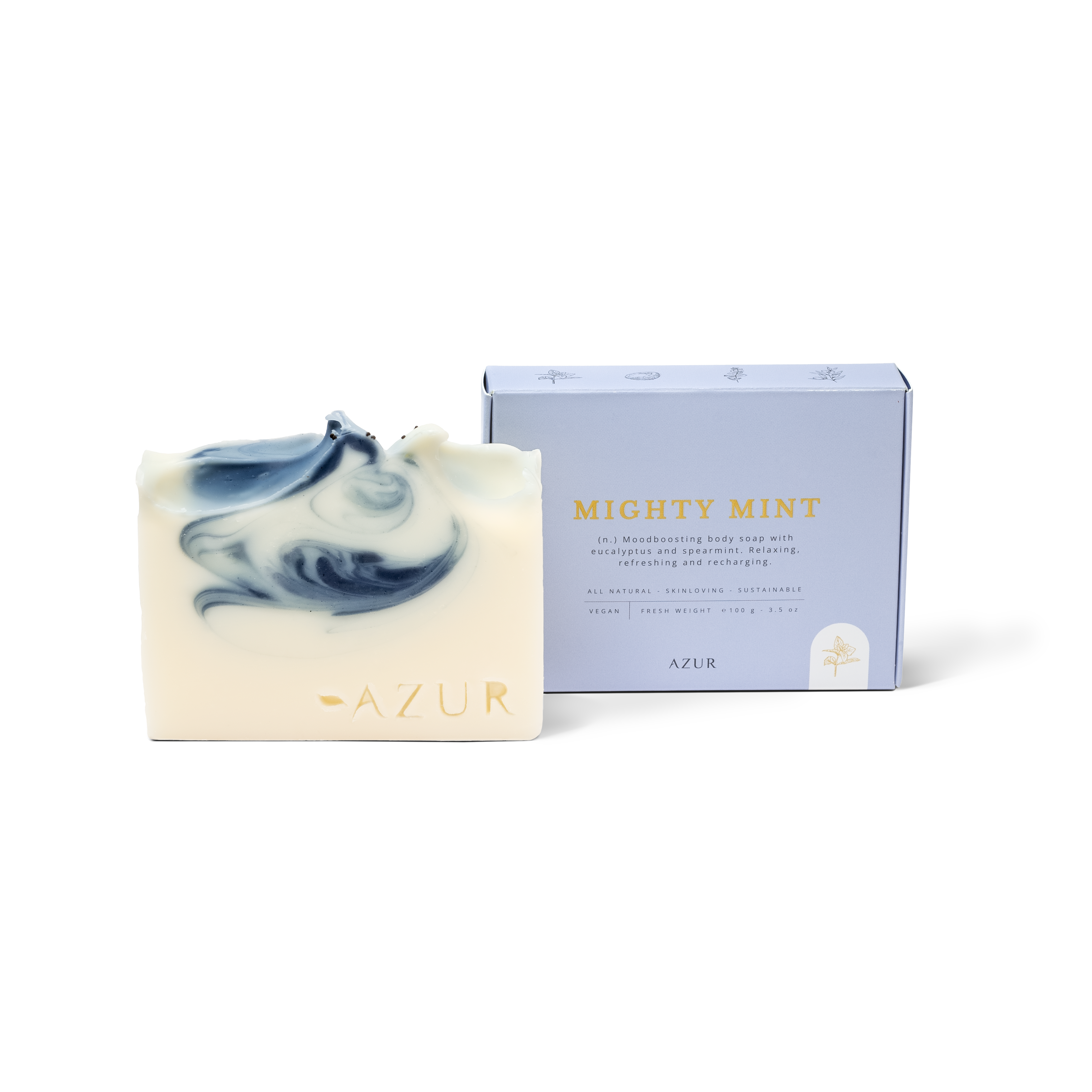 Natural Soap - Body Bar - Mighty Mint