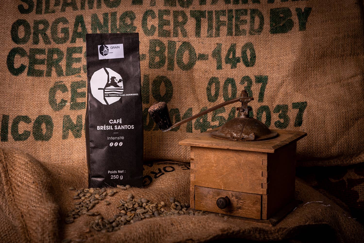 Ground Coffee - Santos from Brazil - 250g - Harman Shop & Atelier