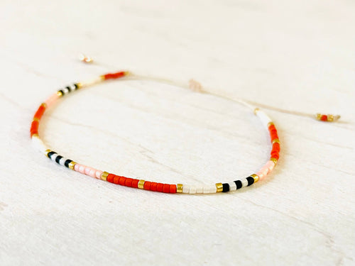 Adjustable Miyuki Bracelet - Seed bead - 117 - Harman Shop & Atelier