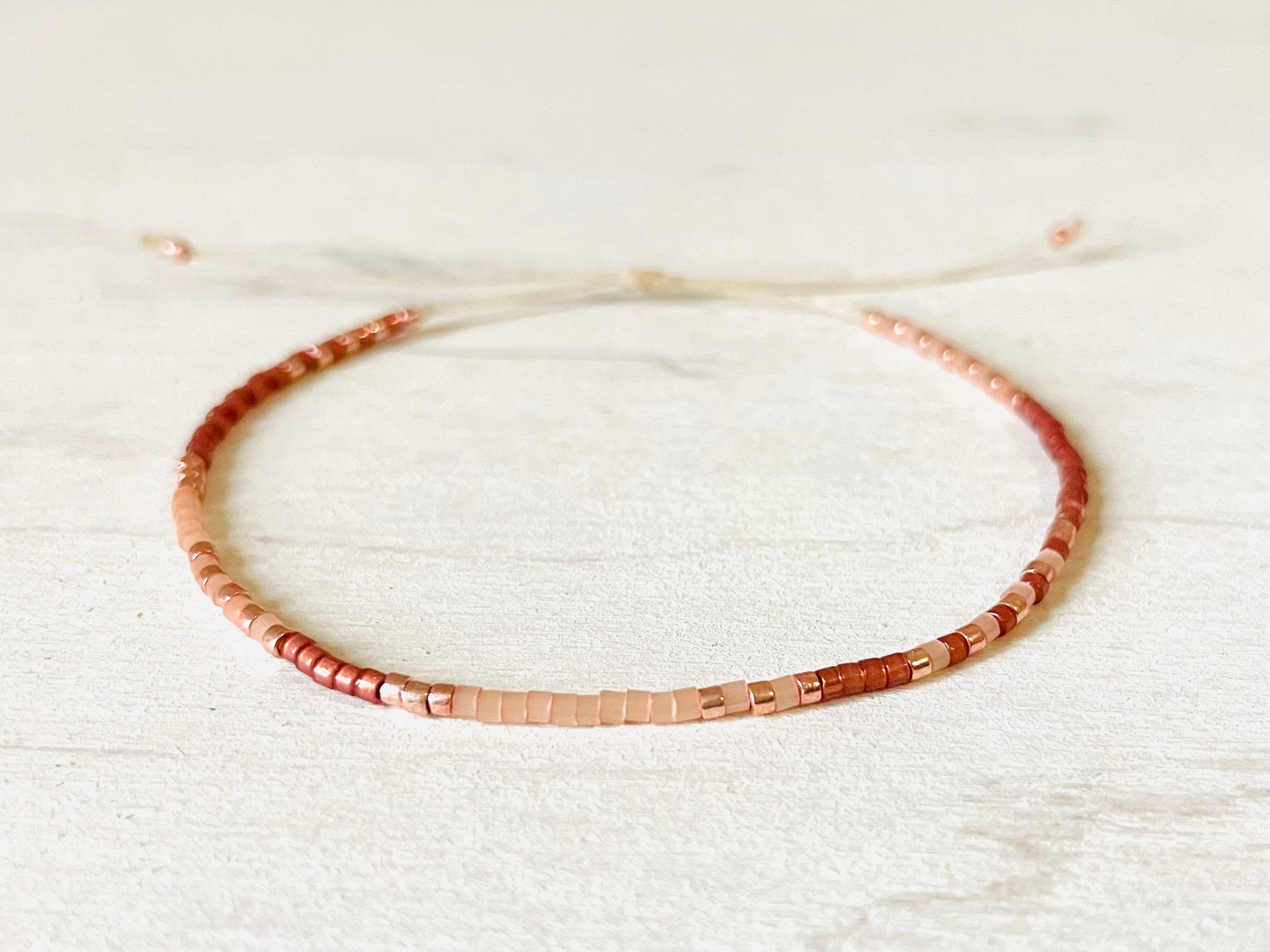 Verstelbare Miyuki-armband - Zaadkraal 110