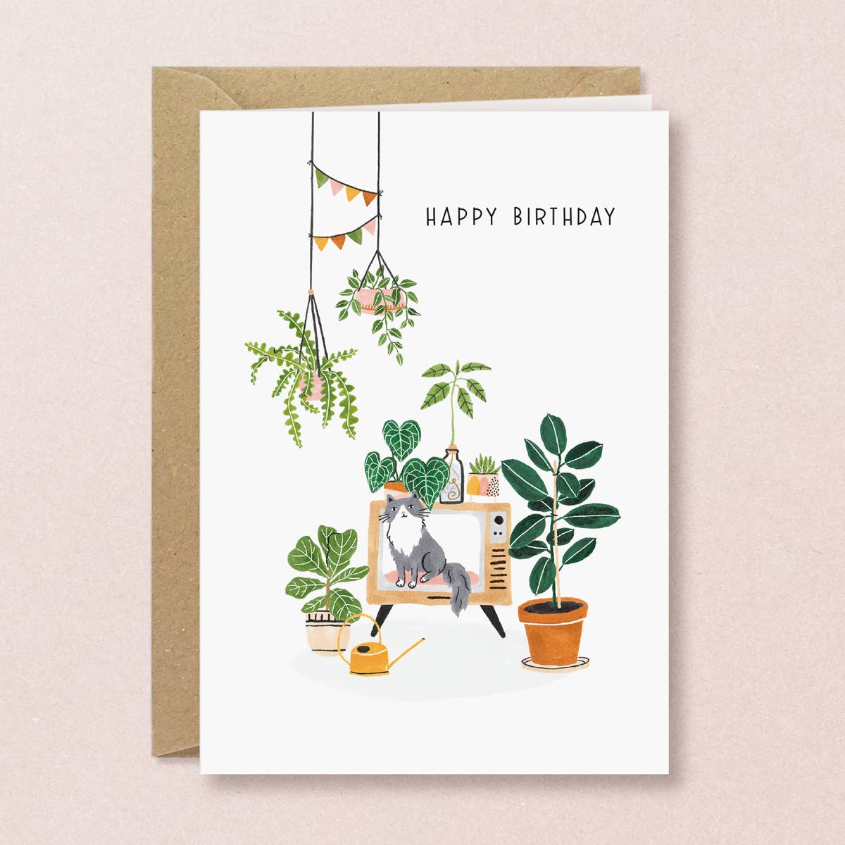 Plants Happy Birthday Card - Harman Shop & Atelier