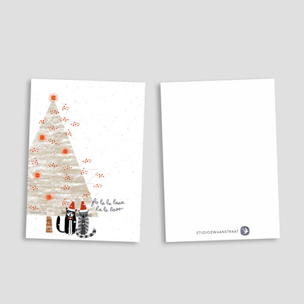 Postcard - Christmas Cats - Harman Shop & Atelier