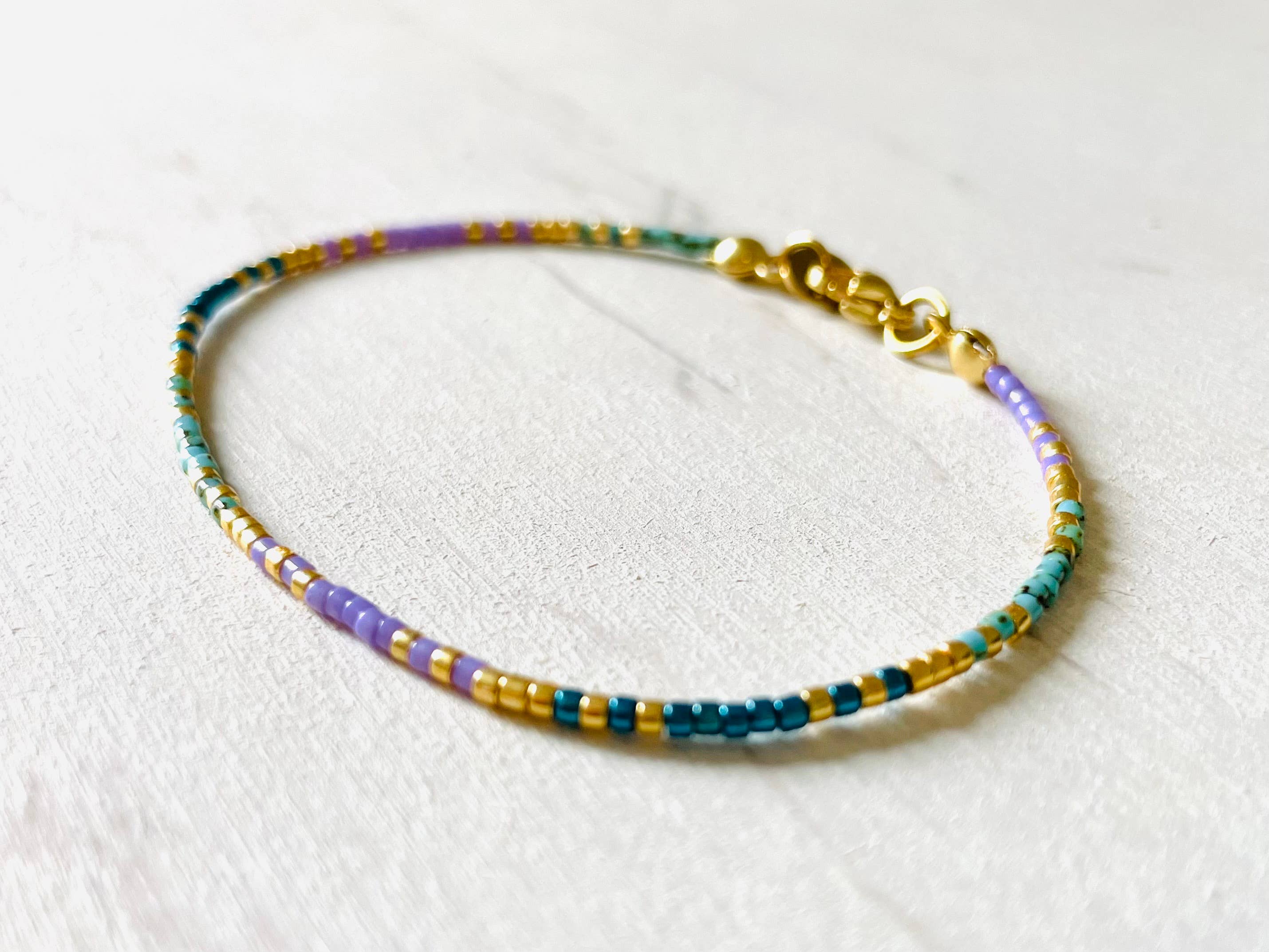 Miyuki Bracelet with Stainless Steel Hook - N010 - Harman Shop & Atelier