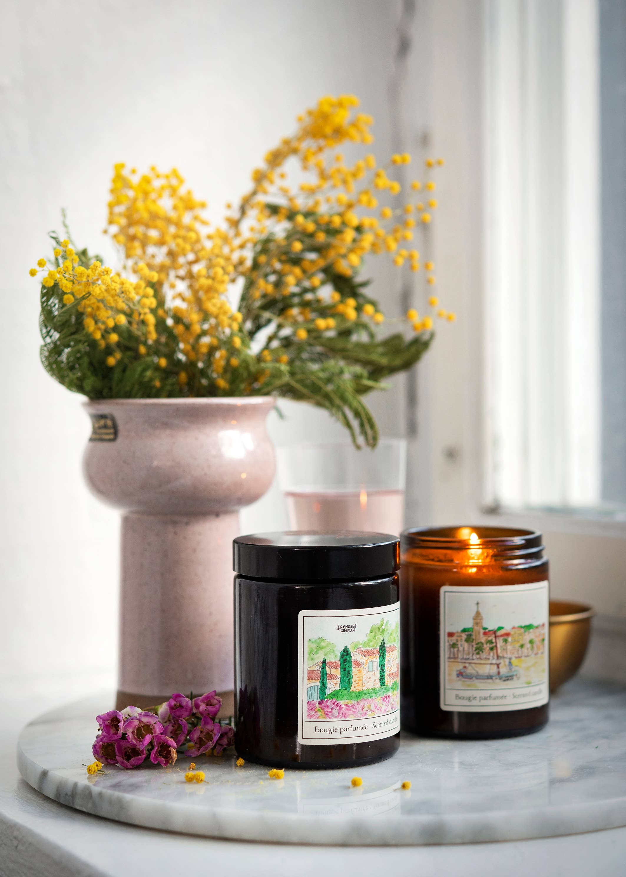 Medium Scented Soy - Wax Candle - La Mer