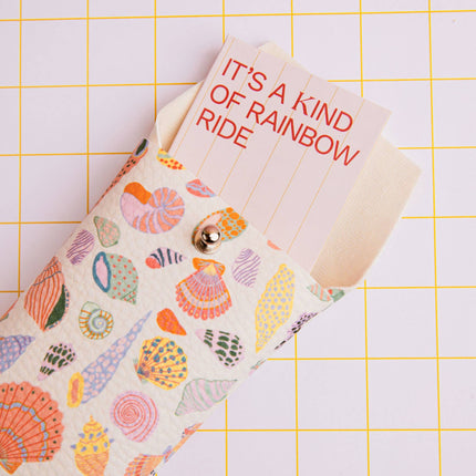 Sunglasses & Glasses Case - Shells Beige
