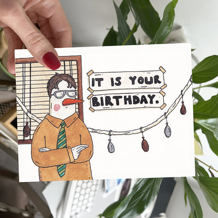 Fact: It’s Your Birthday Postcard