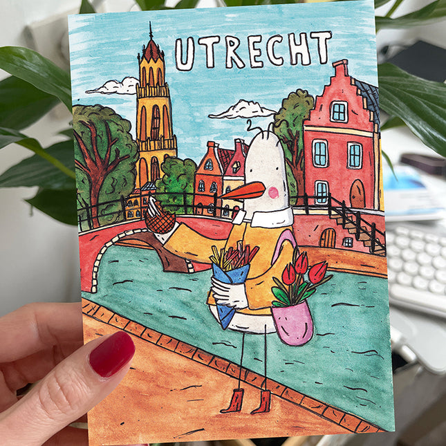 Leven in Utrecht Ansichtkaart