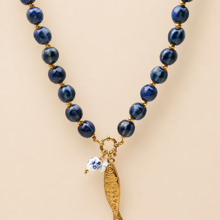 Bohem Sardine Fish Necklace
