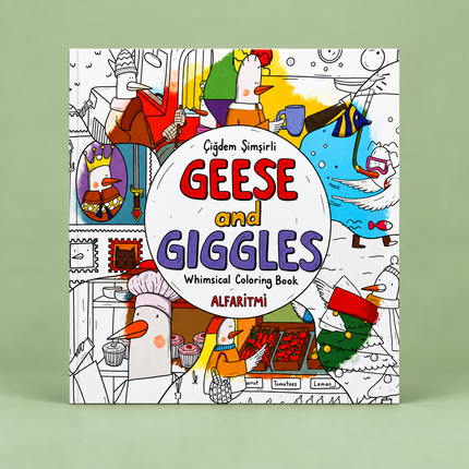 Ganzen en Gekakel Kleurboek - Een Grillig Stressverlichtend Avontuur