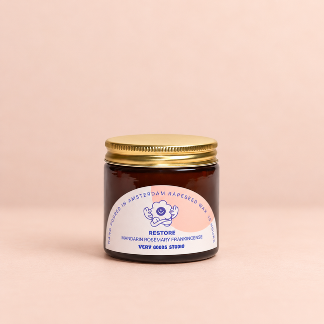 Scented Rapeseed Wax Candle - Restore - 60mL