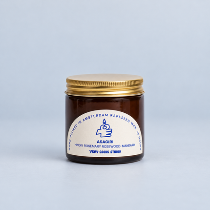 Geurkaars van koolzaadwas - Asagiri - 60ml