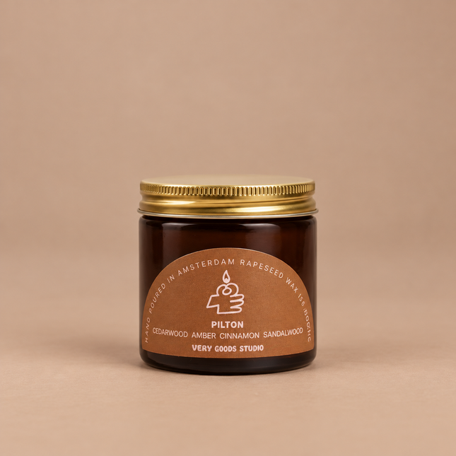 Scented Rapeseed Wax Candle - Pilton - 60mL