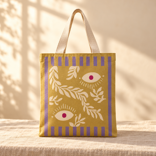 Cotton Tote Bag - Botanical