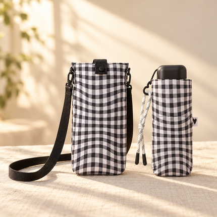 Mini Umbrella with Sling Bag - Vichy - UVP50+ Protection