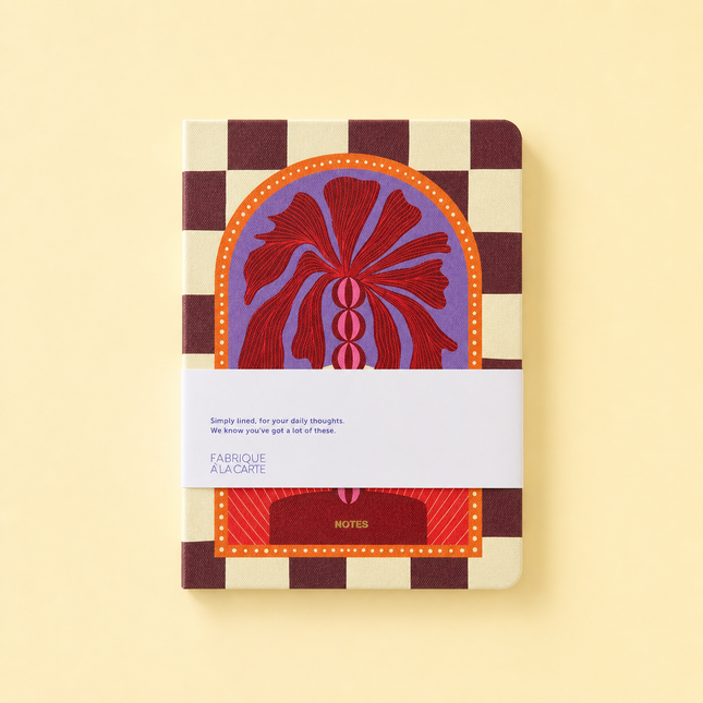 Fabrique Notebook - Checkered Palm