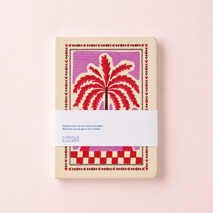 Fabrique Notitieboekje - Palmboom Roze