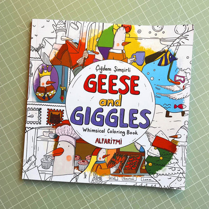 Geese and Giggles Coloring Book: A Whimsical Stress-Relief Adventure