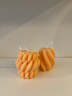 Braid Candle - Perzik