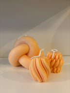 Twist Candle - Perzik