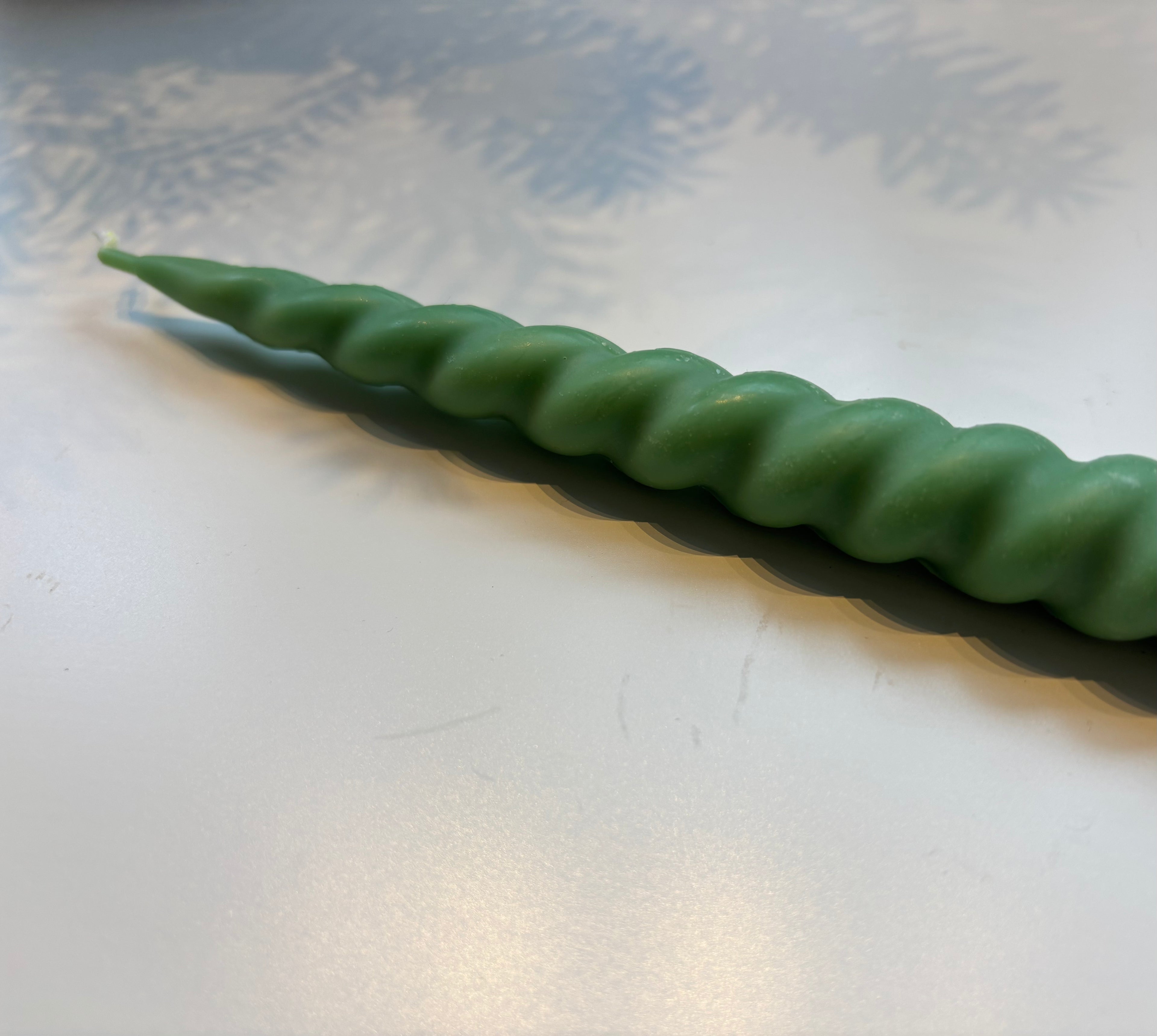 Spiraalkaars - Groen