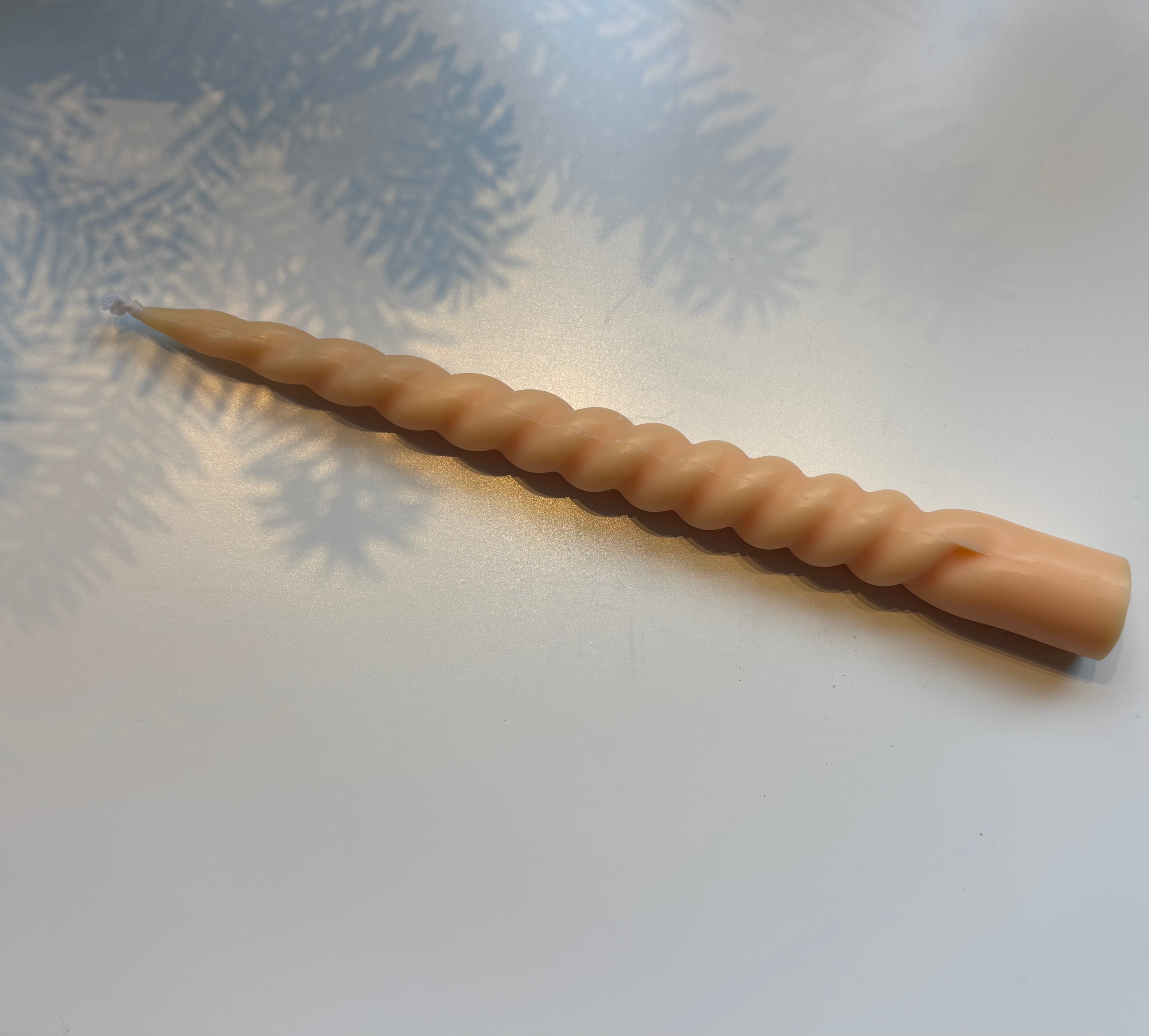 Spiraalkaars - Perzik