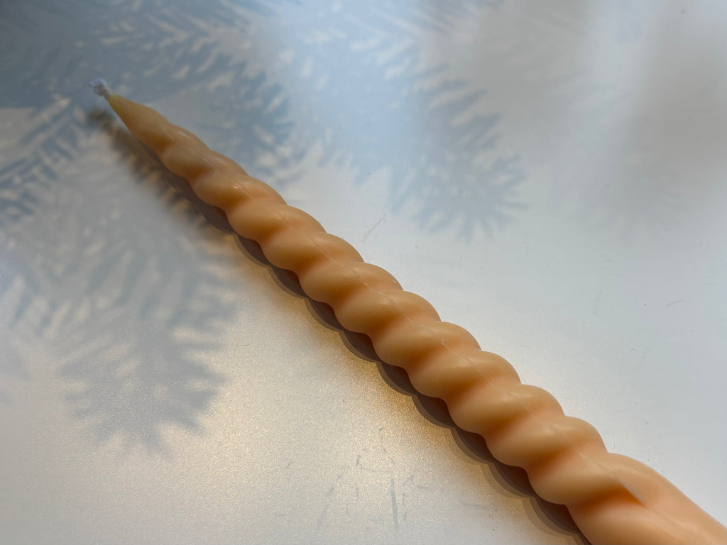 Spiraalkaars - Perzik