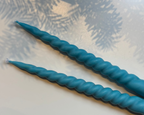 Spiraalkaars - Blauw