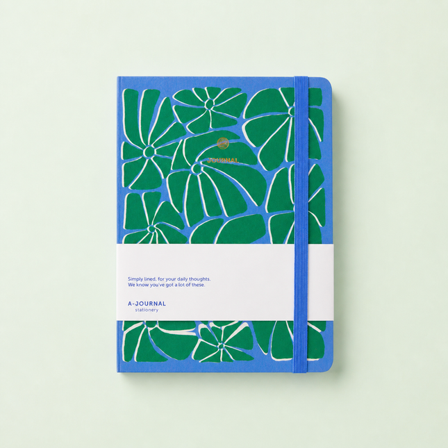 Notebook - Arty Blue Green