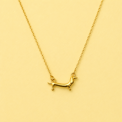 Stainless Steel Necklace - Dachshund