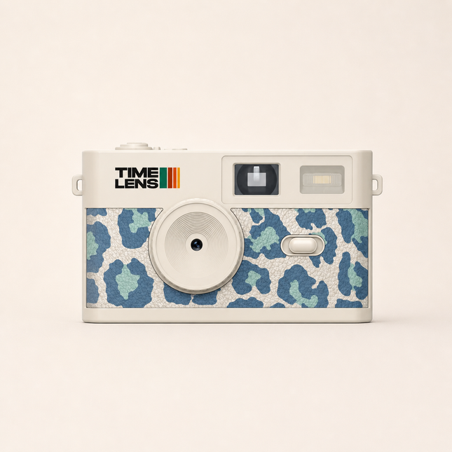 TimeLens® Cream Sky Leopard camera
