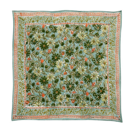 Indian Scarf - Meera Blue Green
