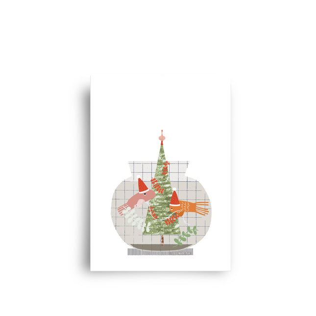 Postcard - Christmas Bowl - Harman Shop & Atelier