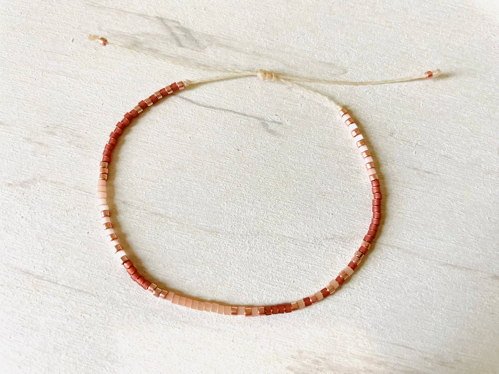 Verstelbare Miyuki-armband - Zaadkraal 110