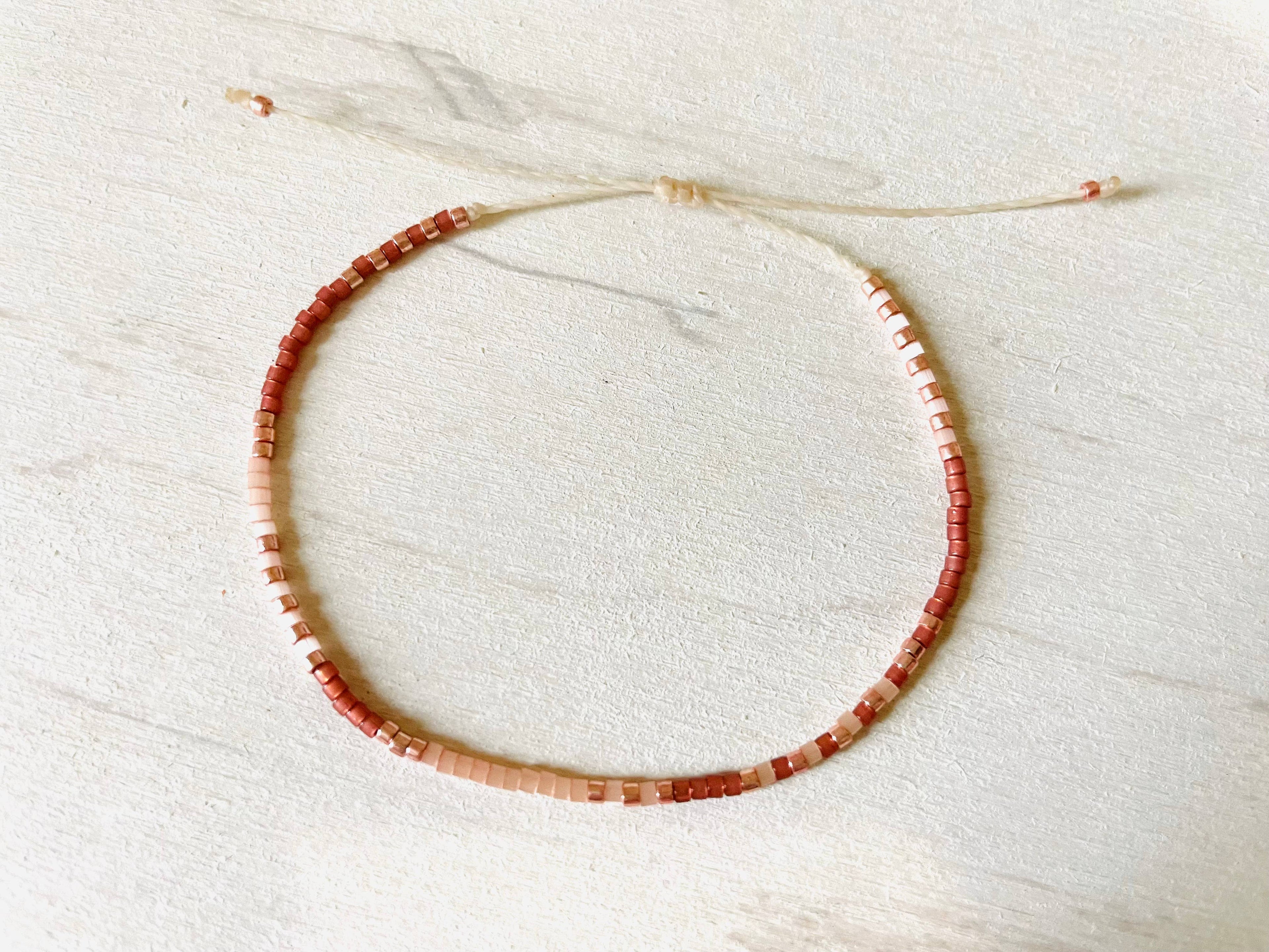 Verstelbare Miyuki-armband - Zaadkraal 110