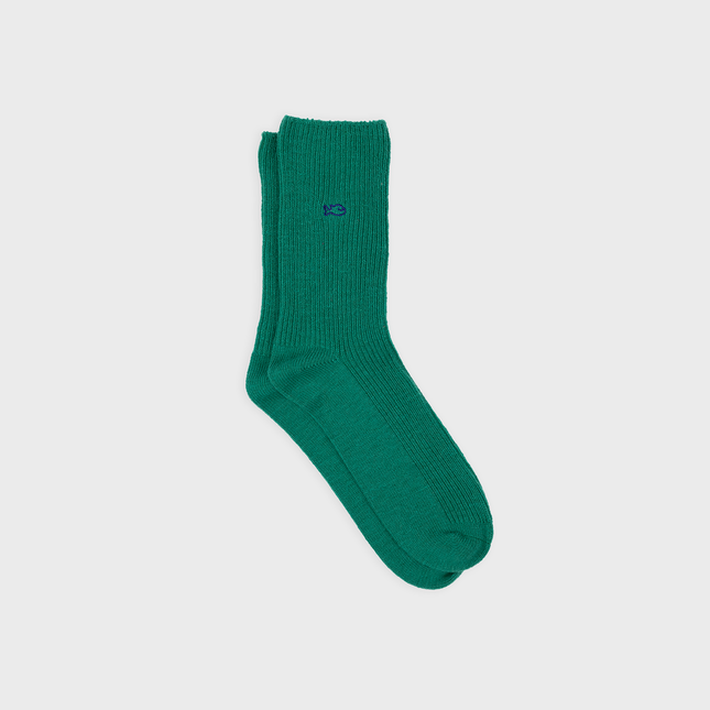 Wool Socks - Green - One size: 37/40 - Harman Shop & Atelier