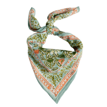 Indian Scarf - Meera Blue Green
