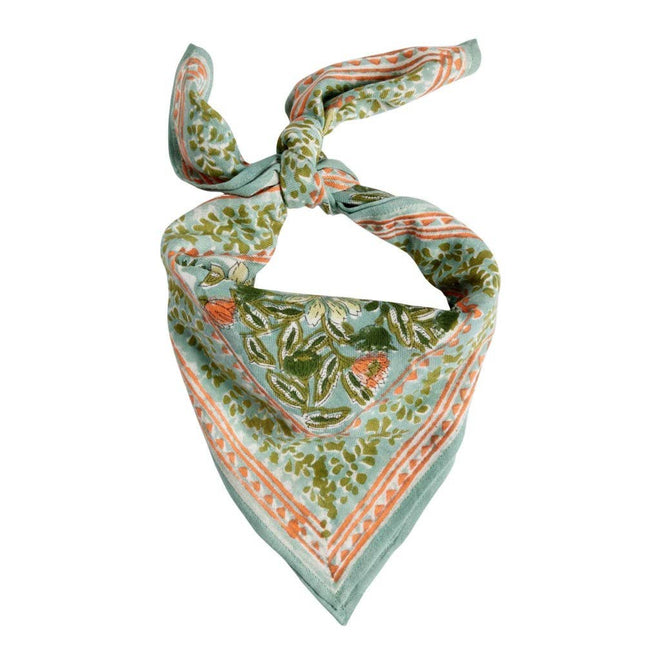 Indian Scarf - Meera Blue Green