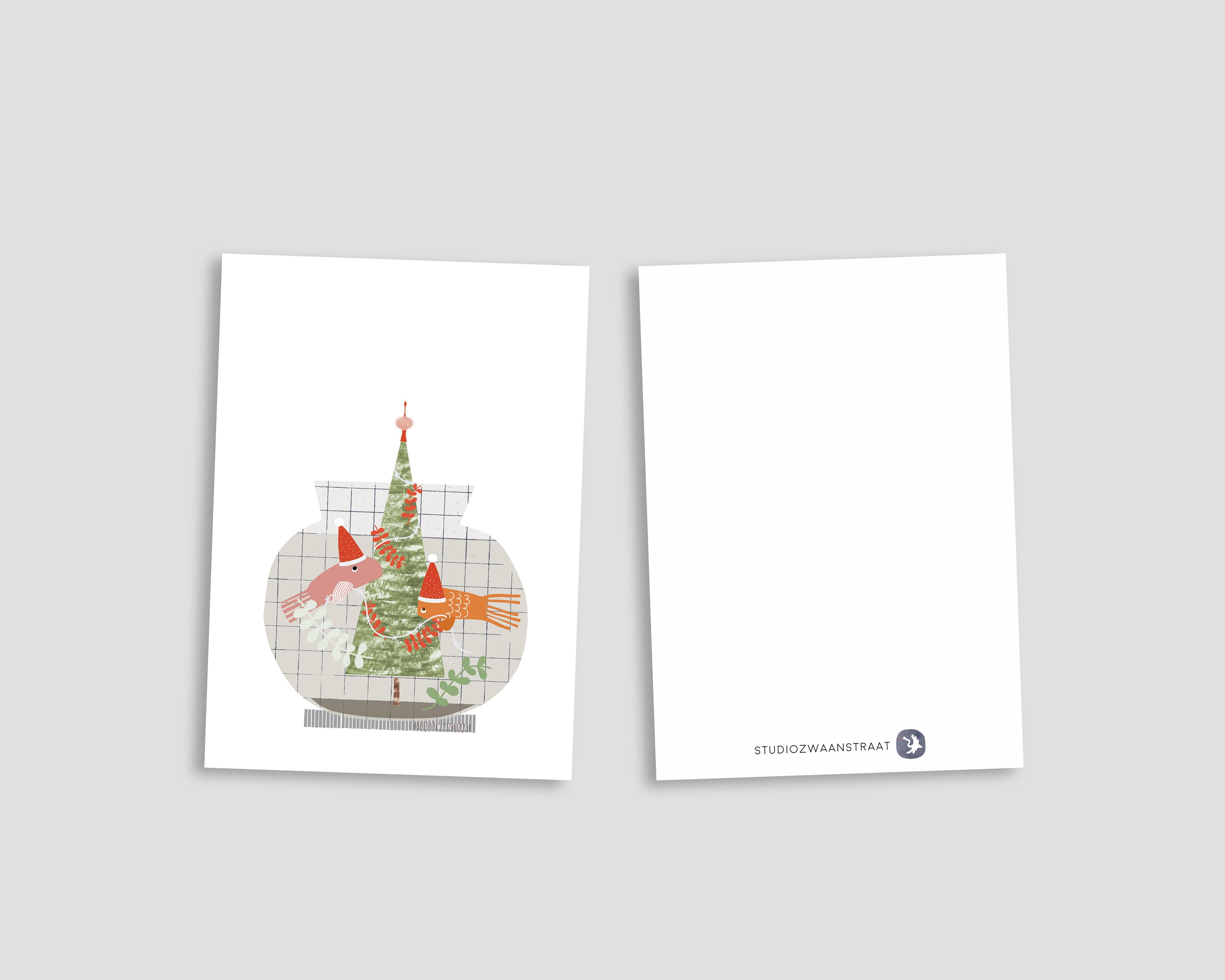 Postcard - Christmas Bowl